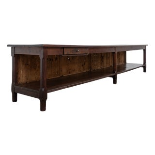 Large Vintage Drapers Table, 1920 For Sale