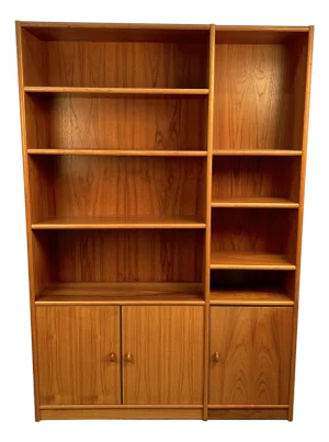 Late 20th Century Mid-Century Modern Danish Teak Bookcase