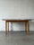 Mid-Century Modern Oak Oval Non-Extendable Dining Table With Turned Oak Legs Vintage Mid-Century Modern 1970s For Sale - Image 3 of 10