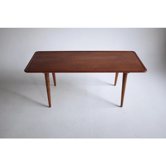 Andreas Tuck 1950s T-11 Coffee Table by Hans J. Wegner For Sale - Image 4 of 11