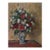 Vintage French Impressionist Art Print – Red Peonies by Pissarro, 12" X 16" For Sale