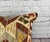 Turkish 20 x 20 Kilim Pillow Turkish Cushion Natural Brown Pillow Cushion Cover For Sale - Image 3 of 4