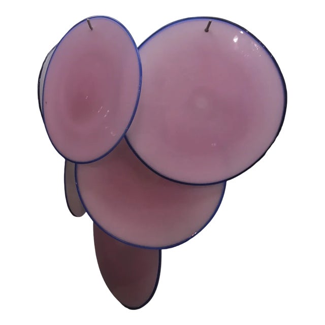 Single Disc Wall Lamp, 1970s For Sale