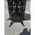 1940s French Art Deco Cast Iron Base Round Carrara Marble Top Dining Table For Sale - Image 10 of 13
