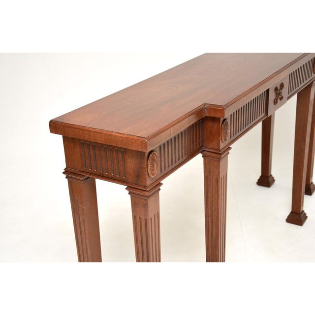 Large Georgian Style Console Table, 1930 For Sale - Image 6 of 11