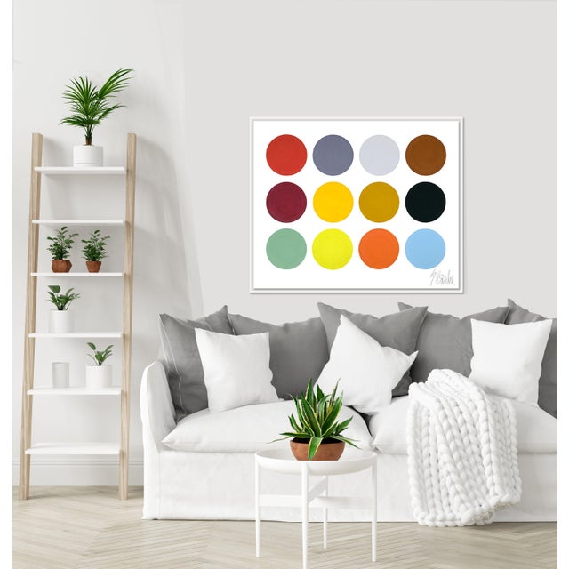 Mid-Century Modern What I Saw at MoMA One Day: Horizontal Print 69" X 50" by Liz Roache For Sale - Image 3 of 7