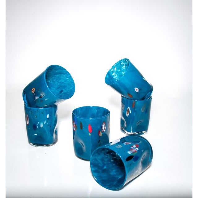 La Vetreria Firenze Drinking Set by Vestidello Luke, Set of 6 For Sale - Image 7 of 12