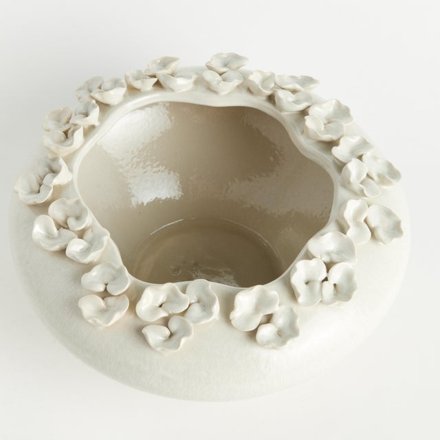 Contemporary Petite Fleur Decorative Bowl For Sale - Image 3 of 3