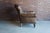 Leather Tufted Chair and Ottoman For Sale - Image 10 of 12