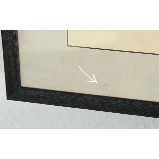 1960s Mid-Century Scandinavian Lithograph "The Family" by Swedish Artist Nils Wedel, Signed & Numbered For Sale - Image 9 of 13