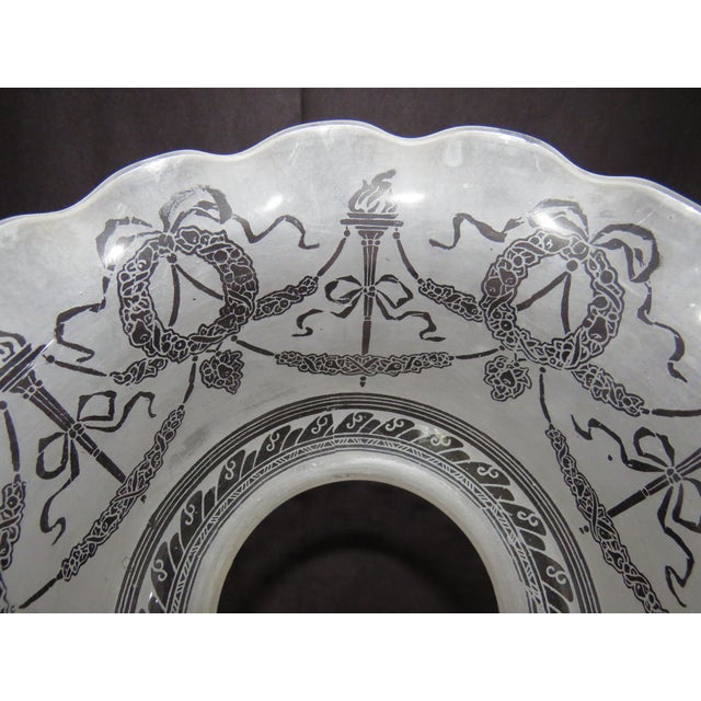FREE SHIPPING ANYWHERE IN THE CONTINENTAL US! This is a set of three antique lamp shades from the 19th century. Hand-...