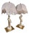 Vintage Ceramic and Brass Flamingo Lamps, 1970, Set of 2 For Sale