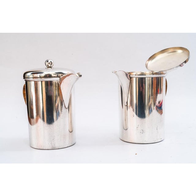 Art Deco Silvered Cans, Vienna, 1920s, Set of 2 For Sale - Image 13 of 18