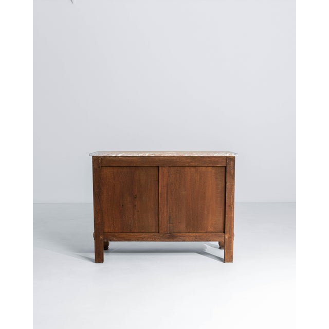 1850s French Louis XV Chest of Drawers With Marble Top For Sale - Image 14 of 18