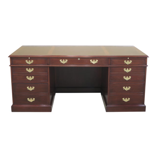 Henkel Harris Moore Mahogany Executive Desk Chairish