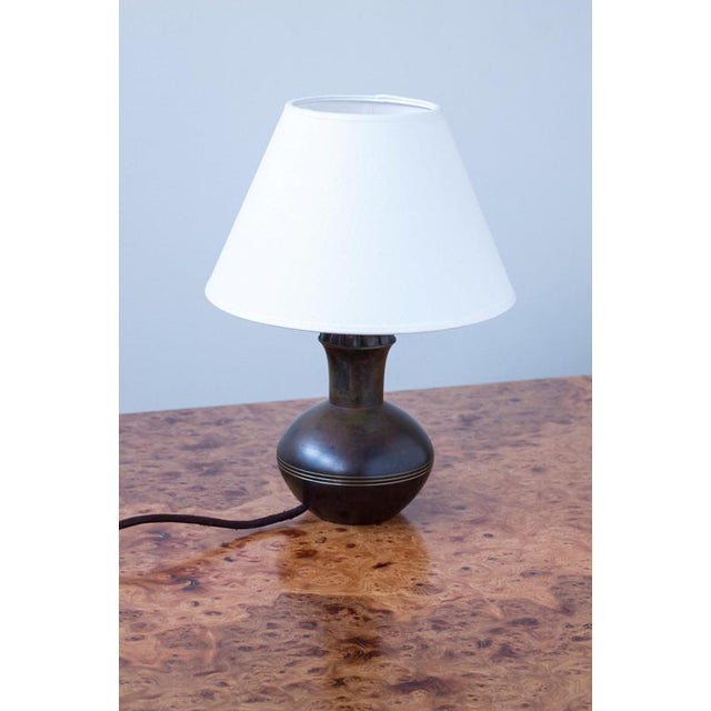 Bronze Table Lamp, 1930s For Sale - Image 3 of 11
