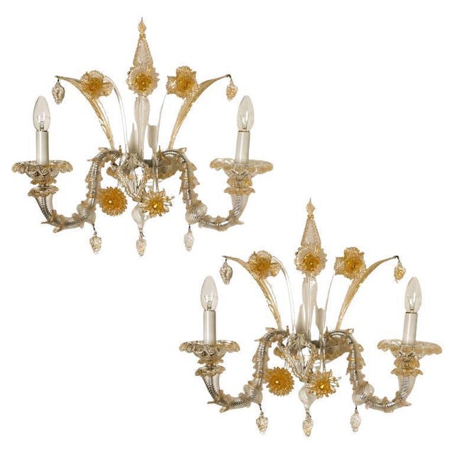 Venetian Wall Sconces, 1960s, Set of 2 For Sale - Image 15 of 15