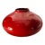 90's Modernist Amano Art Pottery Deep Red Made in Germany Vase For Sale