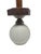 The wall lamp comes from the 1950s. Up to 250V (Europe/UK Standard).The wiring of this item may be original and might need...