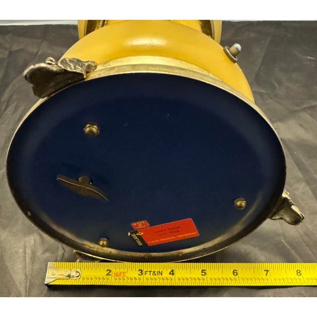 Mid 20th Century Vintage Italian Onyx & Reuge Music Box Carousel Cigarette Lipstick Holder MCM For Sale - Image 5 of 12