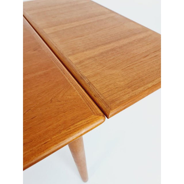 Brown Mid-Centruy Danish Teak Dining Table by Am Ansager Möbler, 1960s For Sale - Image 8 of 11