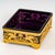 19th Century Gilt Bronze and Violet Crystal Square Bowl For Sale - Image 9 of 10
