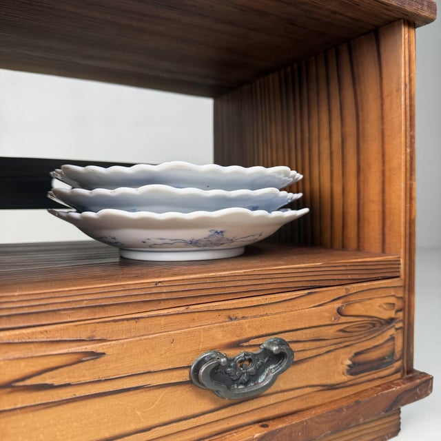 Mid-Century Modern Japanese Storage Cabinet with Drawer, 1960s For Sale - Image 6 of 12