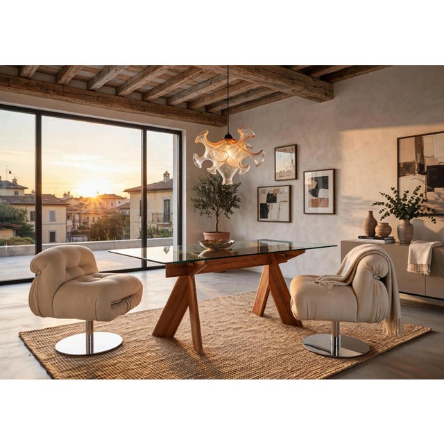 Brown La Piana by Alfredo Simonit and Giorgio Del Piero for Bross, 1982 For Sale - Image 8 of 8