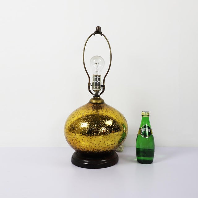 1950s Mexican Modernism Mercury Glass Table Lamps - a Pair For Sale - Image 4 of 4