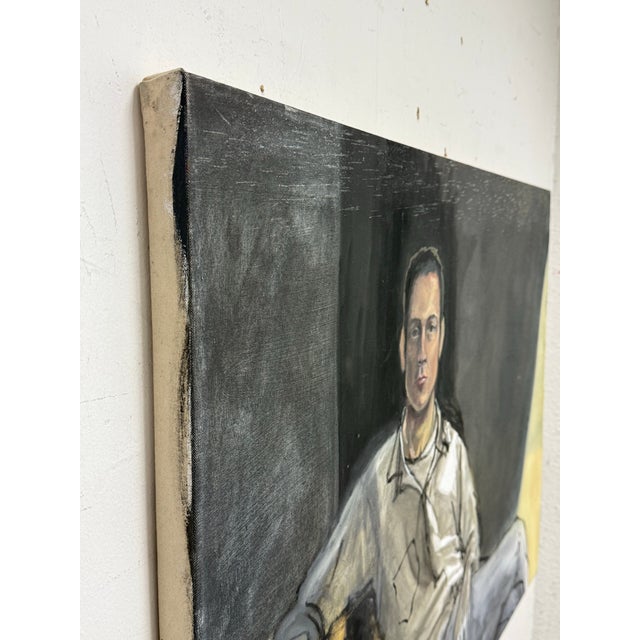 Figurative Portrait of a Man Reclining For Sale In San Francisco - Image 6 of 12