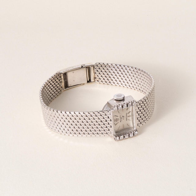 Vintage Ladies’ Rolex Precision Diamond Cocktail Watch in 18K Gold Circa 1960s This is a beautiful vintage ladies’ Rolex...