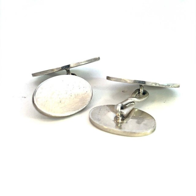Tiffany & Co Estate Cufflinks Sterling Silver TIF670 TRUSTED SELLER SINCE 2002 PLEASE SEE OUR HUNDREDS OF POSITIVE...