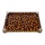 Late 20th Century Sheik Sterling Silver Mounted Faux Tortoise Shell Lacquered Tray For Sale