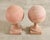 Pair of Tuscan Terracotta Garden Sphere Finials on Pedestals For Sale In Sacramento - Image 6 of 18