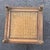 Wood 1971 Vintage Thomasville Caned Side Table for Refurbishment Needs Glass For Sale - Image 7 of 7