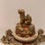 1910s Antique Japanese Satsuma-Style Covered Urn With Foo Dog Finial For Sale - Image 5 of 12