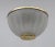 Mid-Century Modern Murano Glass and Brass Ceiling Light, 1970s For Sale - Image 4 of 8