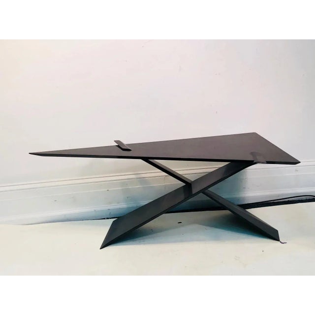 Grete Jalk Mid 20th Century Grete Jalk Modernist Bentwood Triangular End Tables - A Pair For Sale - Image 4 of 9