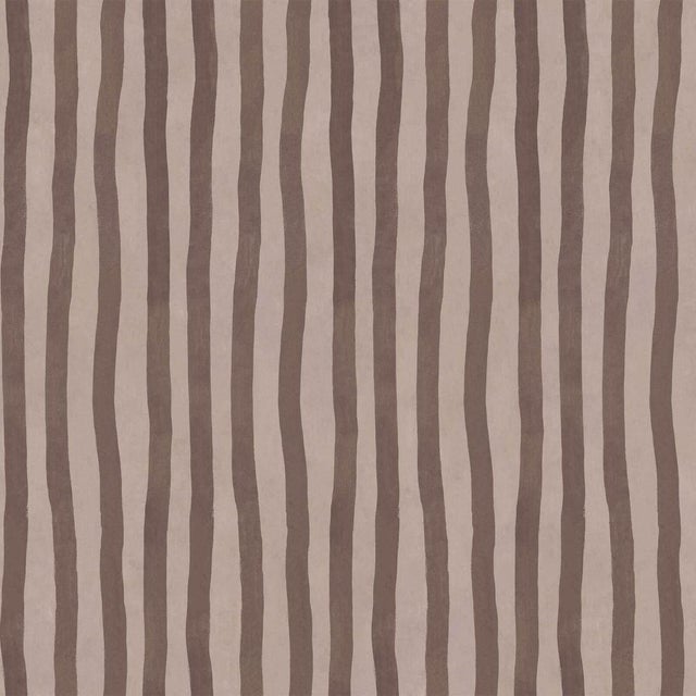 ARTIST'S STRIPE Wallpaper - Carnelian Sample For Sale