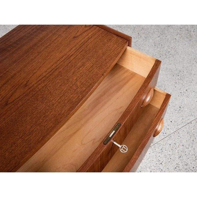 Mid-Century Modern Vintage Danish Chest of Drawers in Teak, 1960s For Sale - Image 3 of 10