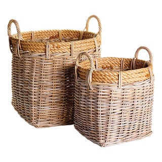 Sonoma Harvest Baskets, Set Of 2 For Sale