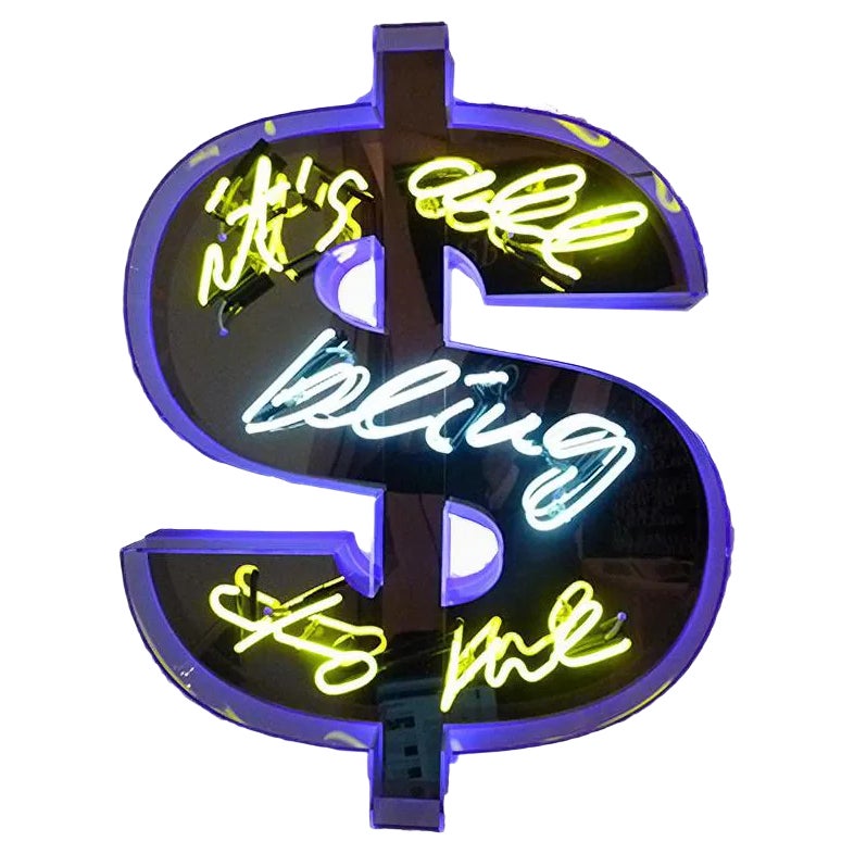 Max Wiedemann, It’s All Bling to Me, 2015, Neon Lamp | Chairish