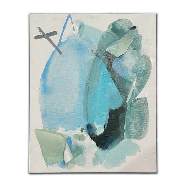 Tootle is a small dimensional, abstract collage painting that served as an experimental study for the artist in planning...