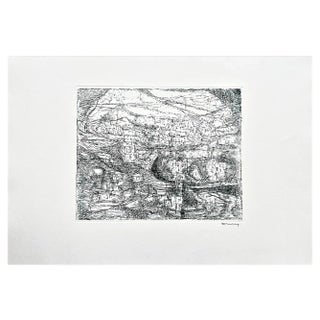 Paul Eliasberg, Original Etching, Hand-Signed For Sale
