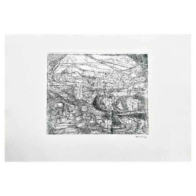 Paul Eliasberg, Original Etching, Hand-Signed For Sale