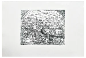 Paul Eliasberg, Original Etching, Hand-Signed