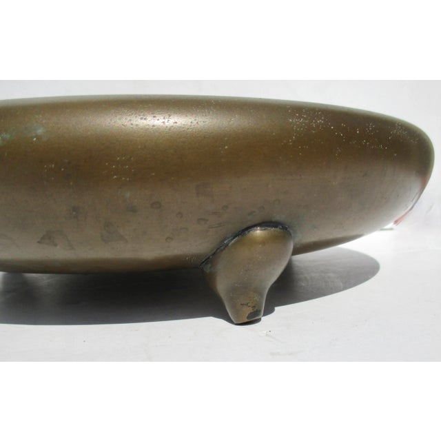 Japanese Japanese Bronze Low Tray Circa Mid-Century For Sale - Image 3 of 7