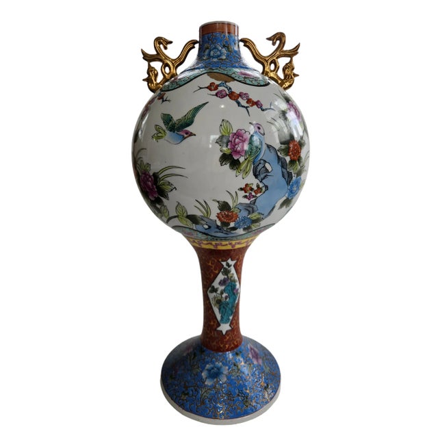 Large Mid 20th Century 'Famille-Rose' Vase For Sale In New York - Image 6 of 13