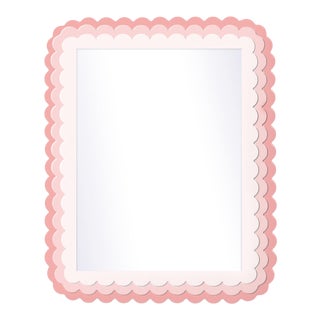 Fleur Home x Chairish Carnival Krewe Rectangle Mirror in Pink Punch, 24x36 For Sale