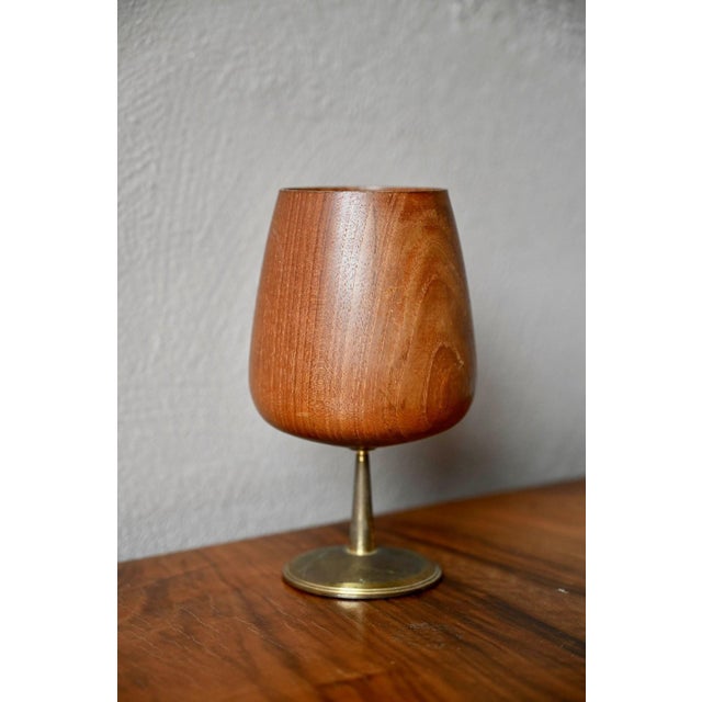 This decorative Danish glass evokes the gentle charm of 1960s Scandinavian design. Its bowl is turned from beautiful solid...